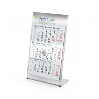 Tisch-Aufstellkalender Desktop 3 Steel bestseller, 2 Jahre